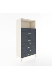 Hyperion Dolap Tek Raflı 8 Çekmeceli 88x44x182 - S57M032V2B