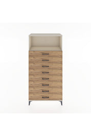 Hyperion Dolap Tek Raflı 8 Çekmeceli 88x44x182 - S57M032V3B