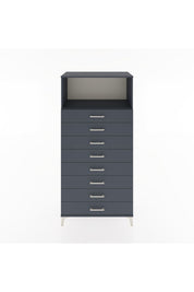 Hyperion Dolap Tek Raflı 8 Çekmeceli 88x44x182 - S57M032V5B