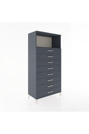 Hyperion Dolap Tek Raflı 8 Çekmeceli 88x44x182 - S57M032V5B