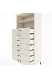 Hyperion Dolap 2 Raflı 7 Çekmeceli 88x44x182 Aytaşı-Aytaşı