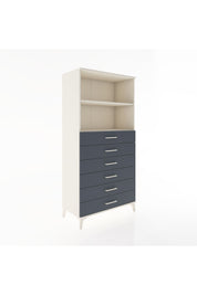 Hyperion Dolap 2 Raflı 6 Çekmeceli 88x44x182 Aytaşı-Antrasit