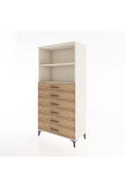 Hyperion Dolap 2 Raflı 6 Çekmeceli 88x44x182 Aytaşı-Çam