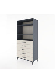 Hyperion Dolap 3 Raflı 5 Çekmeceli 88x44x182 - S57M035V4B