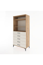 Hyperion Dolap 3 Raflı 5 Çekmeceli 88x44x182 - S57M035V7B