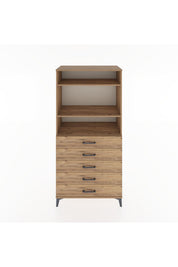 Hyperion Dolap 3 Raflı 5 Çekmeceli 88x44x182 - S57M035V9B