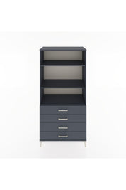 Hyperion Dolap 3 Raflı 4 Çekmeceli 88x44x182 - S57M036V5B