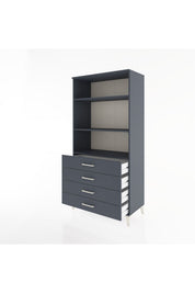 Hyperion Dolap 3 Raflı 4 Çekmeceli 88x44x182 - S57M036V5B