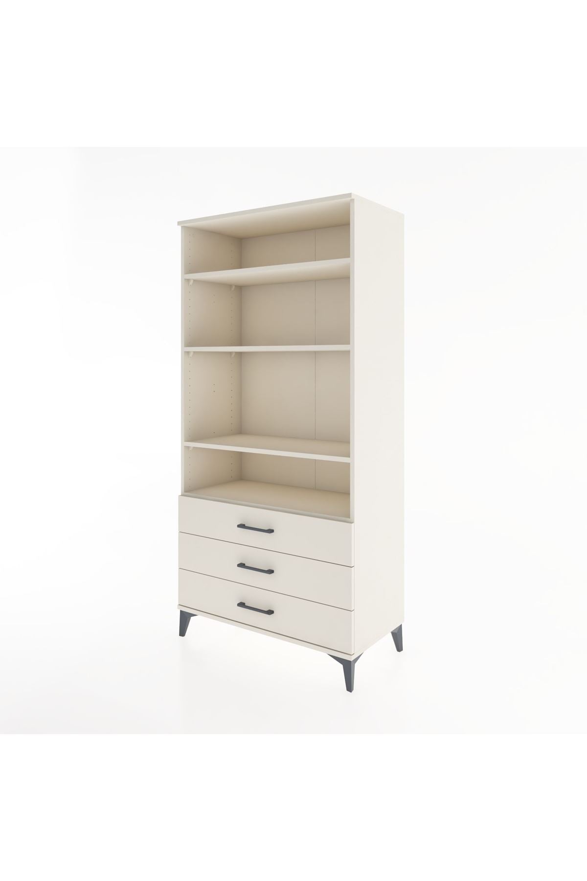 Hyperion Dolap Tek Raflı 7 Çekmeceli 88x44x182 - S57M037V1B