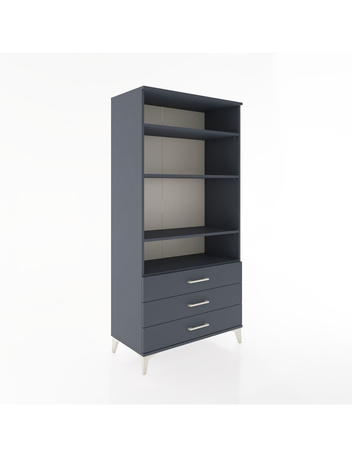 Hyperion Dolap Tek Raflı 7 Çekmeceli 88x44x182 - S57M037V5B