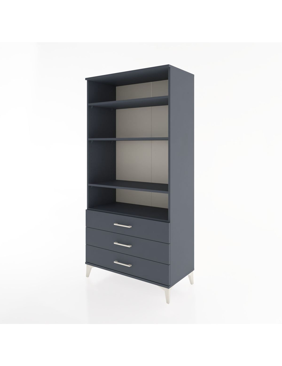 Hyperion Dolap Tek Raflı 7 Çekmeceli 88x44x182 - S57M037V5B