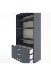 Hyperion Dolap Tek Raflı 7 Çekmeceli 88x44x182 - S57M037V5B