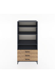 Hyperion Dolap Tek Raflı 7 Çekmeceli 88x44x182 - S57M037V6B
