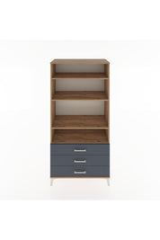 Hyperion Dolap Tek Raflı 7 Çekmeceli 88x44x182 - S57M037V8B