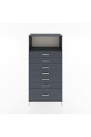 Hyperion Dolap Tek Raflı 7 Çekmeceli 88x44x182 - S57M038V5B