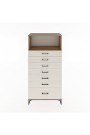 Hyperion Dolap Tek Raflı 7 Çekmeceli 88x44x182 - S57M038V7B