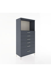 Hyperion Dolap Tek Raflı 6 Çekmeceli 88x44x182 - S57M039V5B