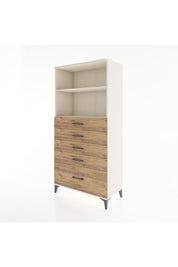 Hyperion Dolap 2 Raflı 5 Çekmeceli 88x44x182 Aytaşı-Çam
