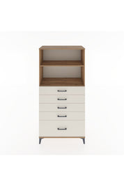 Hyperion Dolap 2 Raflı 5 Çekmeceli 88x44x182 Çam-Aytaşı