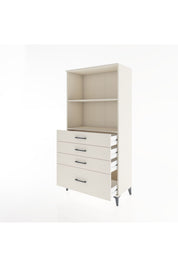 Hyperion Dolap 2 Raflı 4 Çekmeceli 88x44x182 Aytaşı-Aytaşı