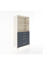 Hyperion Dolap 2 Raflı 4 Çekmeceli 88x44x182 Aytaşı-Antrasit