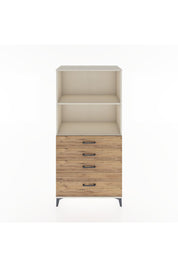 Hyperion Dolap 2 Raflı 4 Çekmeceli 88x44x182 Aytaşı-Çam