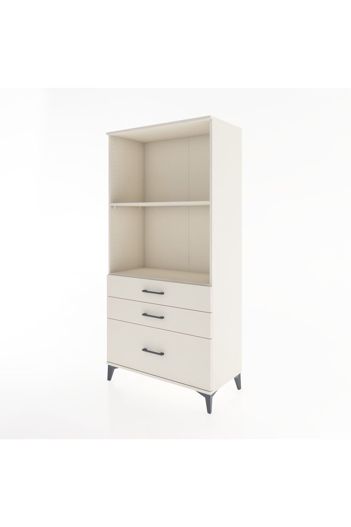 Hyperion Dolap 2 Raflı 3 Çekmeceli 88x44x182 Aytaşı-Aytaşı