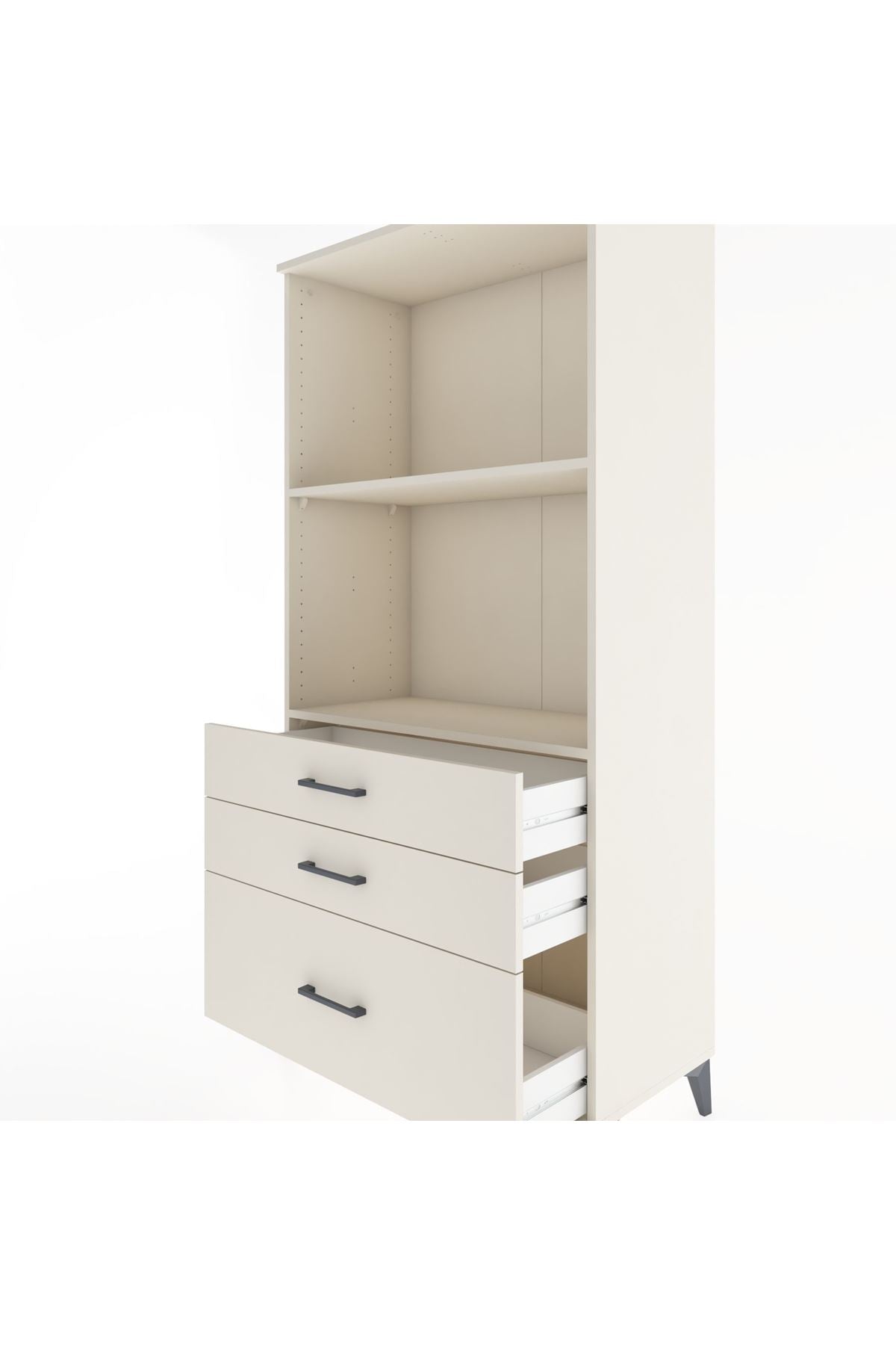 Hyperion Dolap 2 Raflı 3 Çekmeceli 88x44x182 Aytaşı-Aytaşı