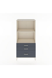 Hyperion Dolap 2 Raflı 3 Çekmeceli 88x44x182 Aytaşı-Antrasit