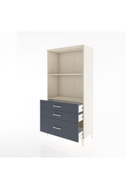 Hyperion Dolap 2 Raflı 3 Çekmeceli 88x44x182 Aytaşı-Antrasit