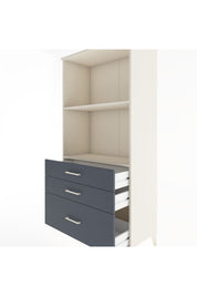 Hyperion Dolap 2 Raflı 3 Çekmeceli 88x44x182 Aytaşı-Antrasit