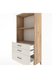 Hyperion Dolap 2 Raflı 3 Çekmeceli 88x44x182 Çam-Aytaşı