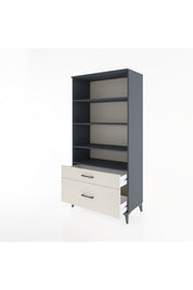 Hyperion Dolap 4 Raflı 2 Çekmeceli 88x44x182 - S57M043V4B