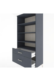 Hyperion Dolap 4 Raflı 2 Çekmeceli 88x44x182 - S57M043V5B