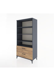 Hyperion Dolap 4 Raflı 2 Çekmeceli 88x44x182 - S57M043V6B