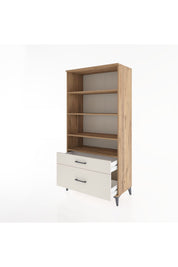 Hyperion Dolap 4 Raflı 2 Çekmeceli 88x44x182 - S57M043V7B