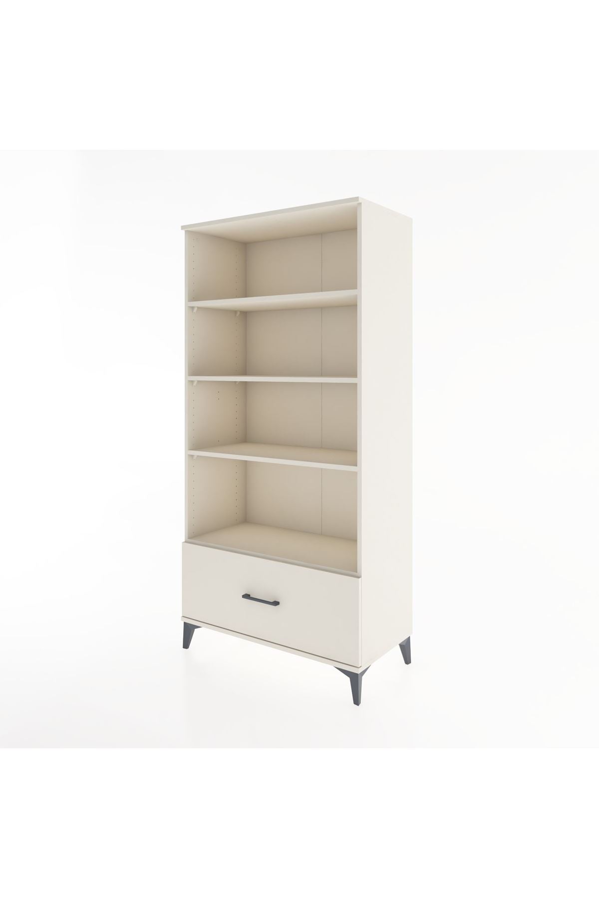 Hyperion Dolap 4 Raflı Tek Çekmeceli 88x44x182 Aytaşı-Aytaşı