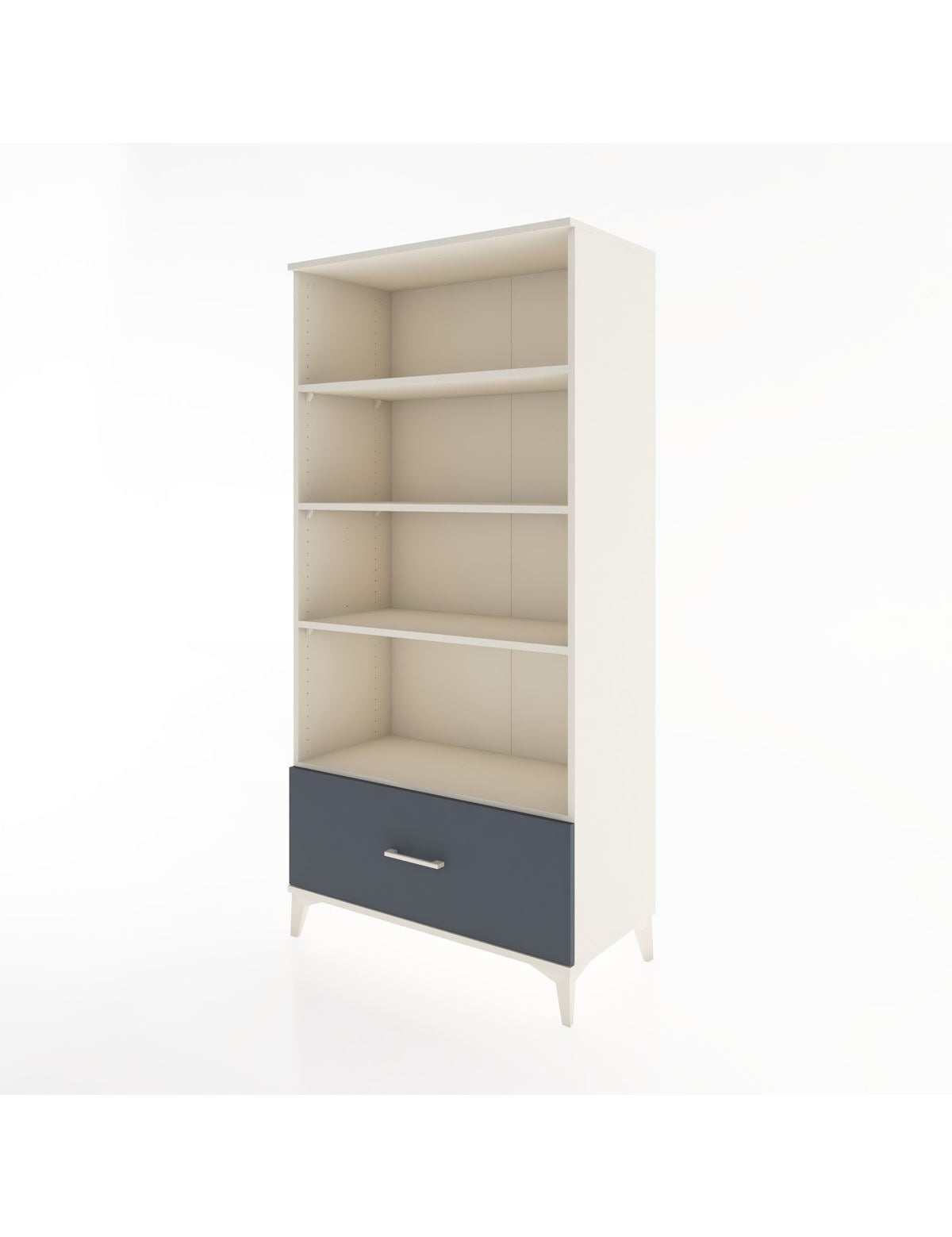 Hyperion Dolap 4 Raflı Tek Çekmeceli 88x44x182 - S57M044V2B