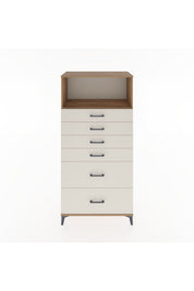 Hyperion Dolap Tek Raflı 6 Çekmeceli 88x44x182 - S57M045V7B