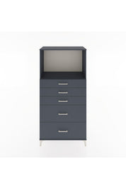 Hyperion Dolap Tek Raflı 5 Çekmeceli 88x44x182 - S57M046V5B