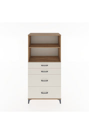 Hyperion Dolap 2 Raflı 4 Çekmeceli 88x44x182 Çam-Aytaşı