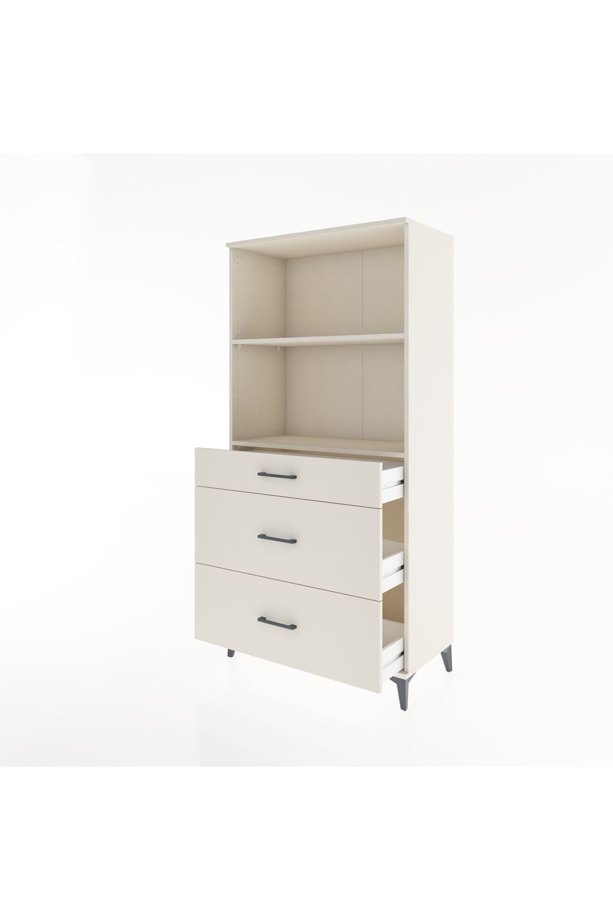 Hyperion Dolap 2 Raflı 3 Çekmeceli 88x44x182 Aytaşı-Aytaşı