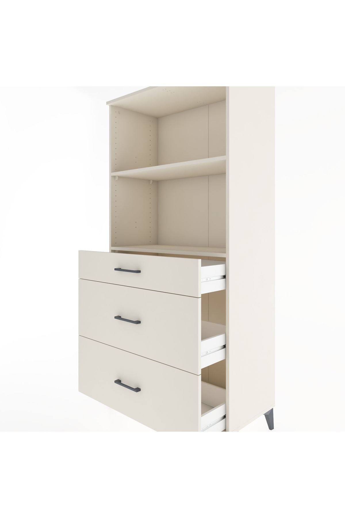 Hyperion Dolap 2 Raflı 3 Çekmeceli 88x44x182 Aytaşı-Aytaşı