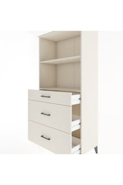 Hyperion Dolap 2 Raflı 3 Çekmeceli 88x44x182 Aytaşı-Aytaşı