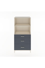 Hyperion Dolap 2 Raflı 3 Çekmeceli 88x44x182 Aytaşı-Antrasit