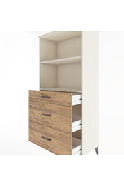 Hyperion Dolap 2 Raflı 3 Çekmeceli 88x44x182 Aytaşı-Çam