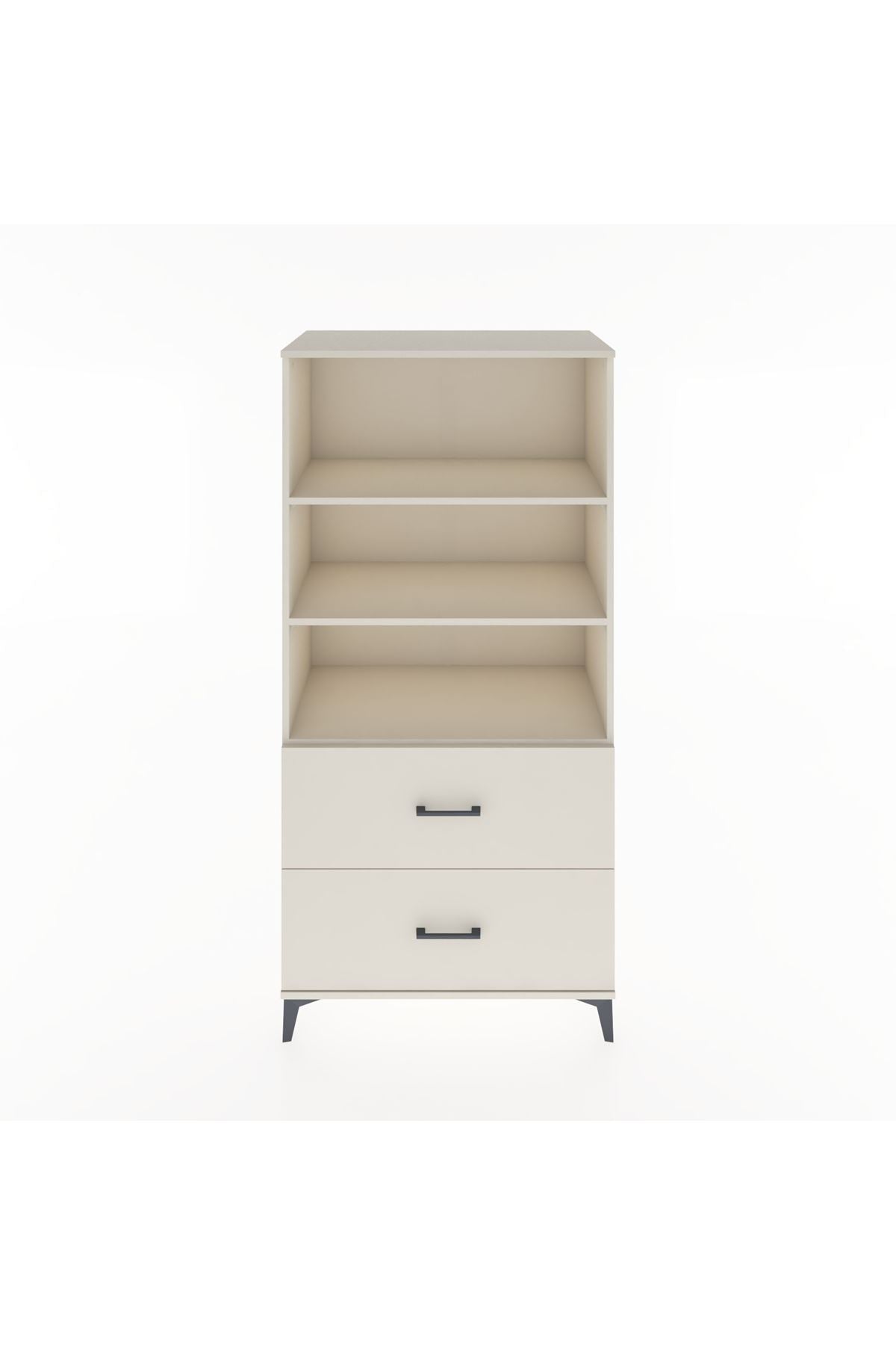 Hyperion Dolap 3 Raflı 2 Çekmeceli 88x44x182 Aytaşı-Aytaşı