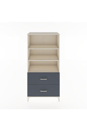 Hyperion Dolap 3 Raflı 2 Çekmeceli 88x44x182 Aytaşı-Antrasit