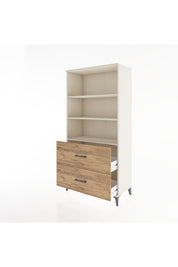 Hyperion Dolap 3 Raflı 2 Çekmeceli 88x44x182 Aytaşı-Çam