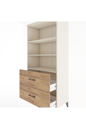 Hyperion Dolap 3 Raflı 2 Çekmeceli 88x44x182 Aytaşı-Çam